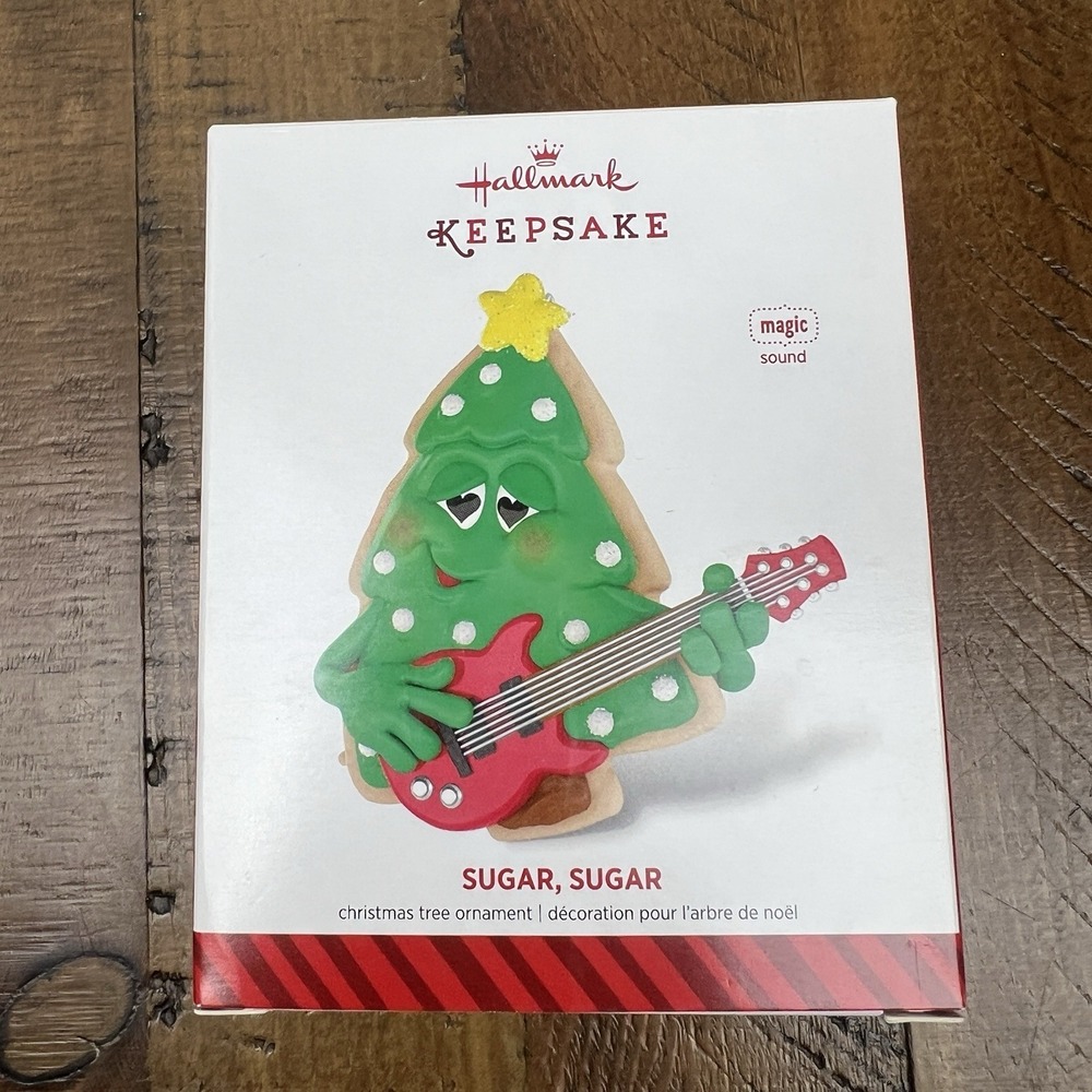 Hallmark Keepsake Christmas Tree Ornament Magic Sound SUGAR SUGAR 2014 NIB